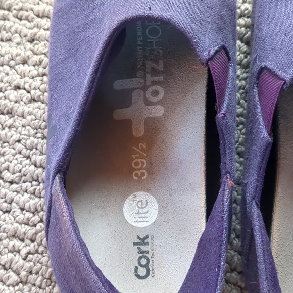 Otz Linen Purple Shoes - Picture 2 of 4
